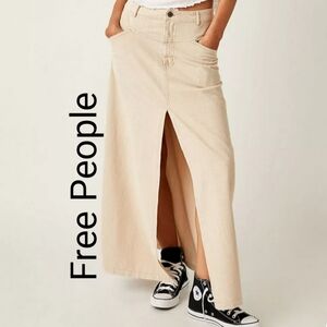 Free People Come as You Are Maxi Skirt Nearly New EC Size 6